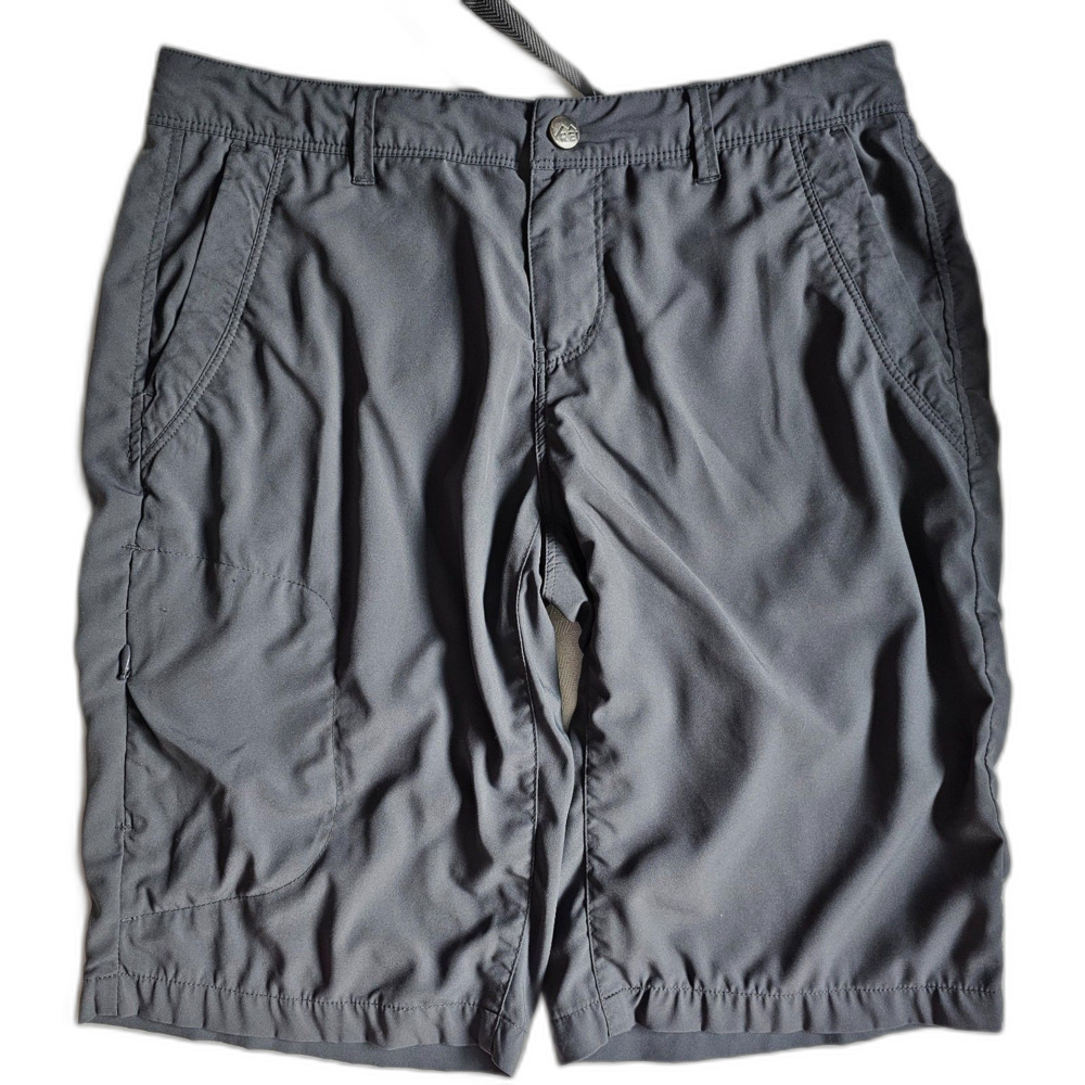 REI Dark Gray Women's Shorts w Drawstring & 4 Pockets sz 4